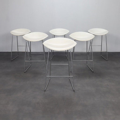 6x Tabouret de bar "Mick" par Niels Bendtsen pour Montis, 2008