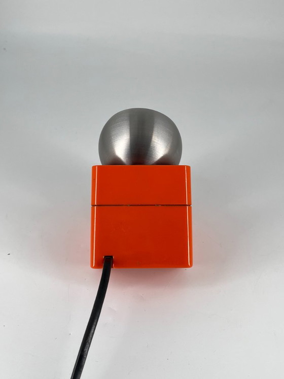 OSRAM Minispot 41601 Space Age Tafellamp in Oranje, Duitsland jaren 70 – Tafellampen, Plastic, Metal (photo 11 of 12)