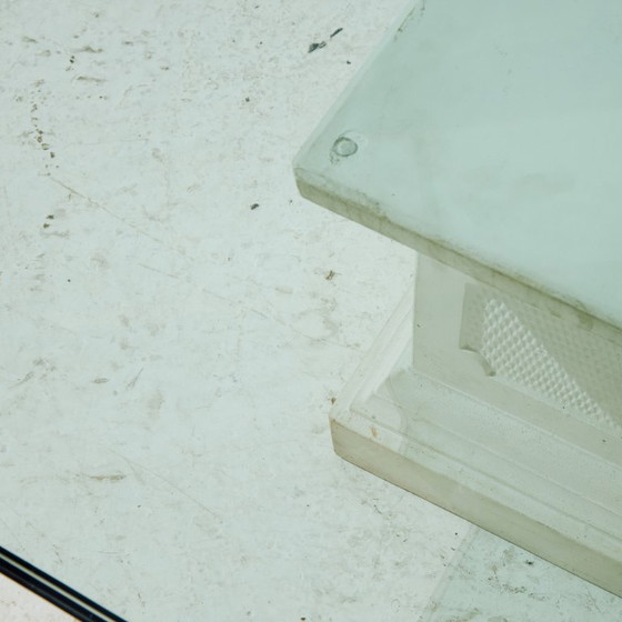 Image 1 of MK10238 Tavolino in vetro e cemento