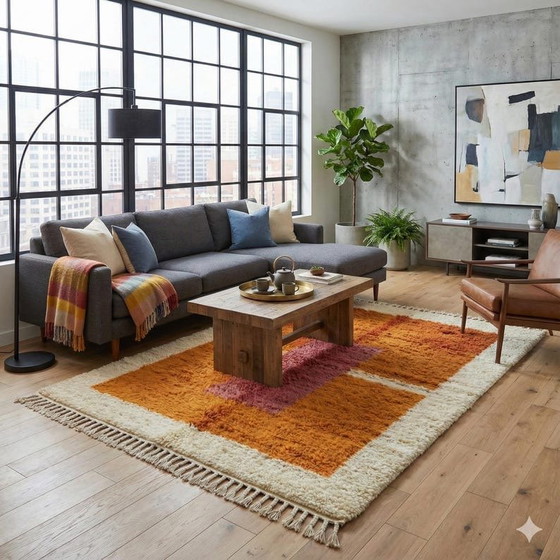 Magnifico tappeto berbero con speciali colori tradizionali, 150/250 cm – Ahrend, Tappeti, Wool (photo 6 of 6)