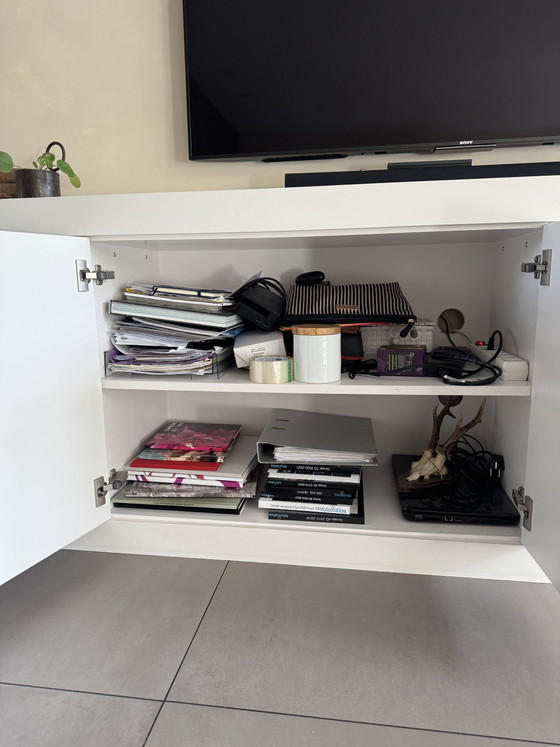Original Pastoe L-Serie Sideboard 260 Cm – White – Vintage Design – Wood (photo 8 of 11)