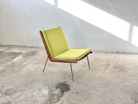 Sillón Boomerang de los años 60 diseñado por Peter Hvidt & Orla Mølgaard-Nielsen para France & Son, (photo 10 of 12)