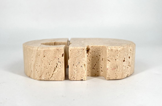 Image 1 of Mid-Century Modern Travertin Olifant van Fratelli Mannelli – Italië, jaren 70