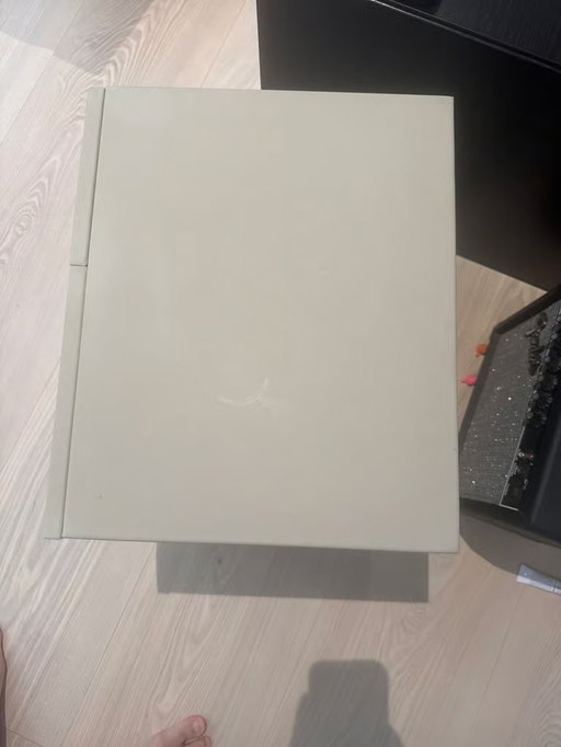 Leather bedside table