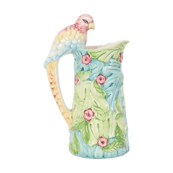 Image 1 of Vintage Parrot Carafe Vase