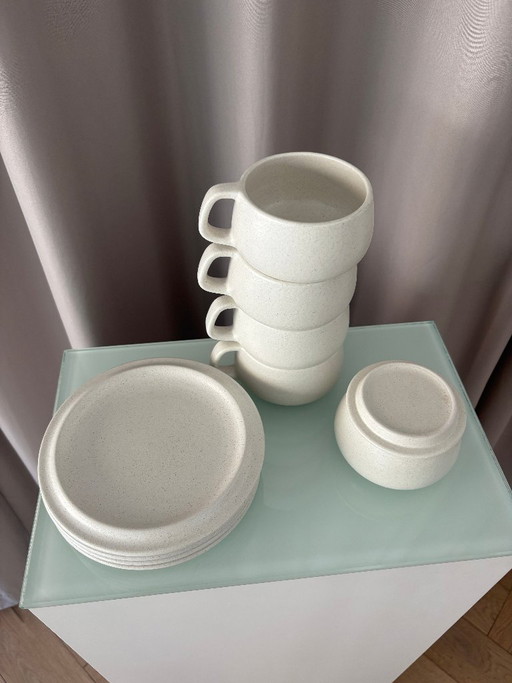 Franco Bucci Kaffeeservice - ACR Arte Ceramica Romana - 1973 – servies (photo 2 of 15)