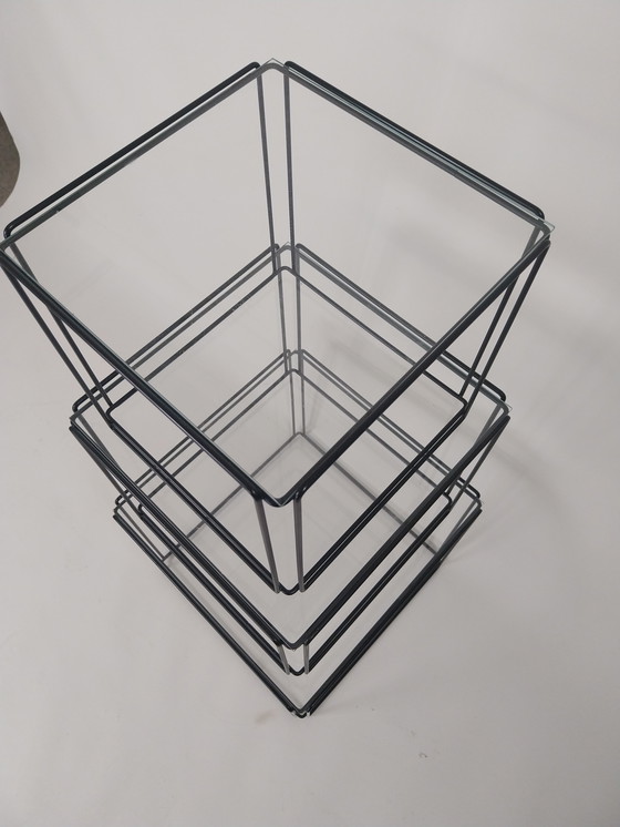 Image 1 of 1 x set of isocele tables by Max Sauze 1970's