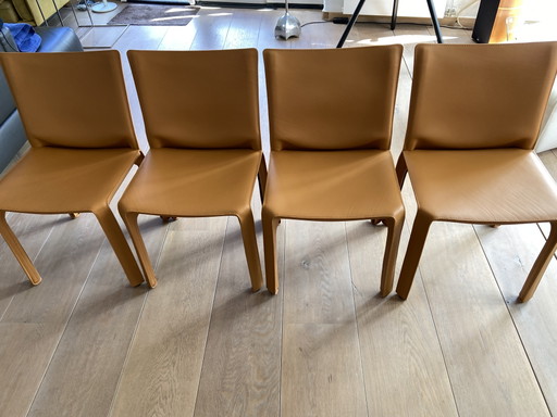 4x Cassina Cab 412 stoel