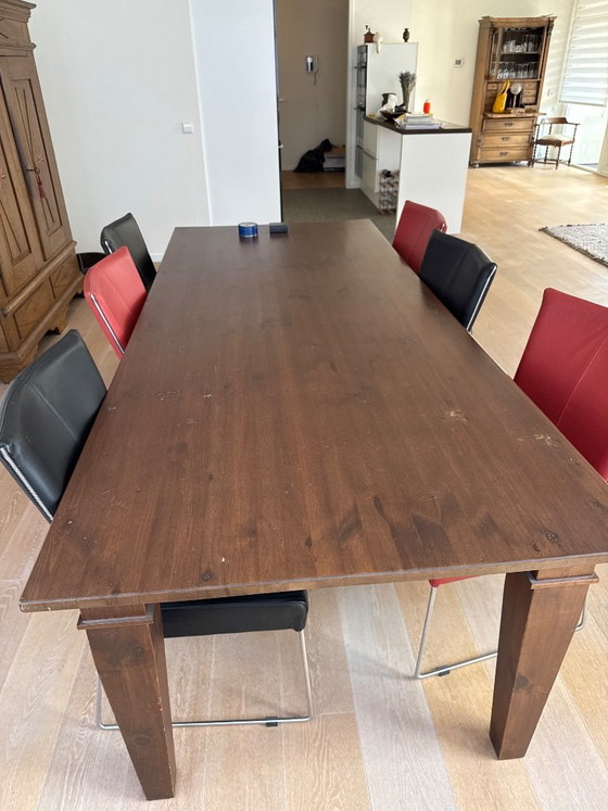 6 veces Hülsta D2 (o D2-19), – Sillas de comedor, Leather, Metal (photo 3 of 5)