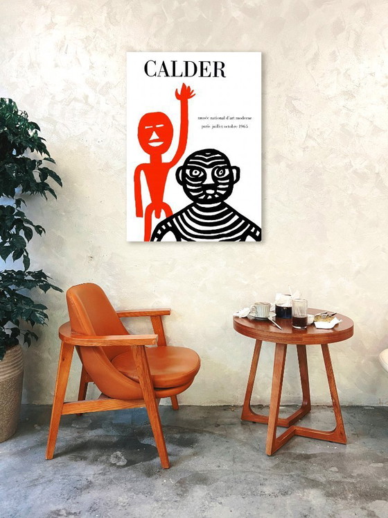 Image 1 of L'uomo tigre e l'uomo rosso (1965) - Poster di Alexandre CALDER - 50 × 70 cm