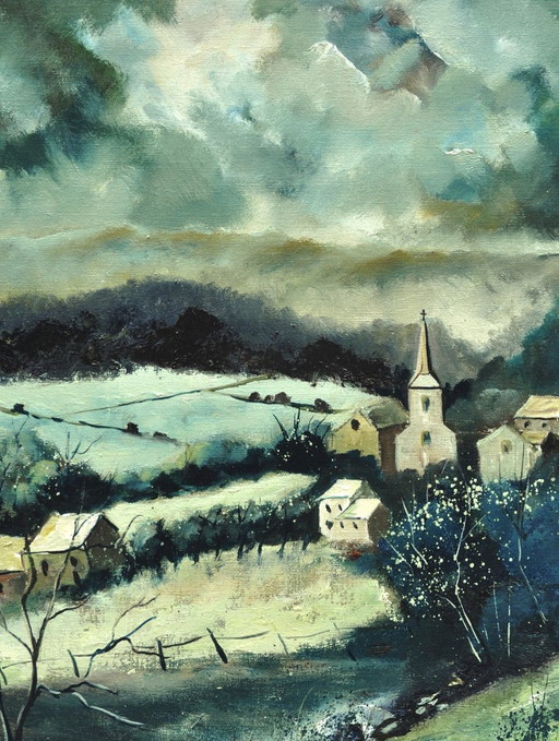A Village In My Countryside – schilderijen tekeningen, Canvas (photo 2 of 5)