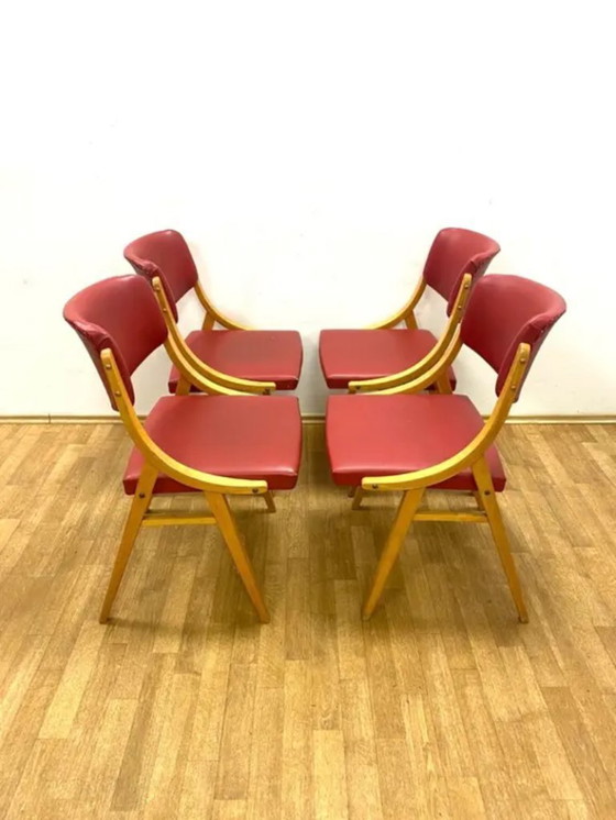 Image 1 of Set of 4 Chairs, Ludvík Volák, 1970s, Czechoslovakia