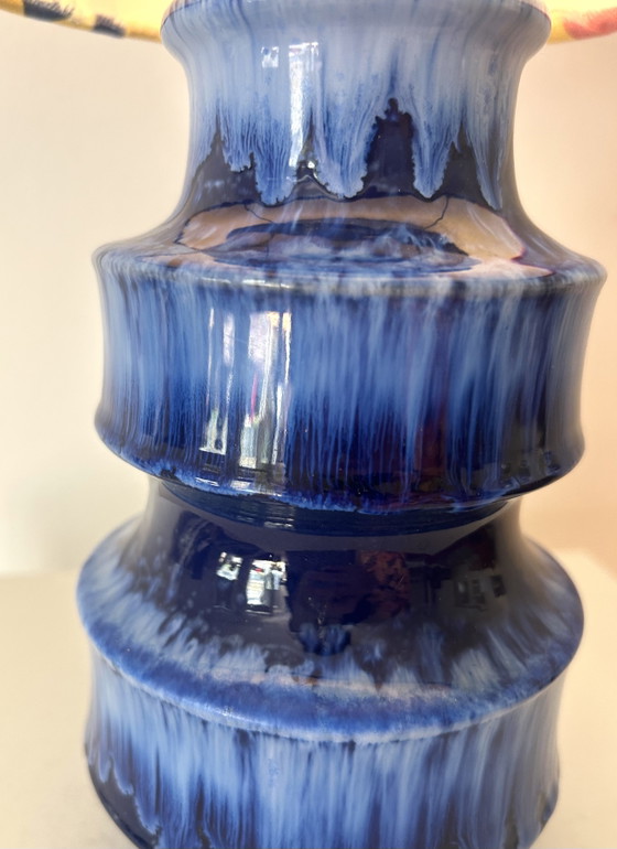 Image 1 of Lampe vase de l'ère spatiale fabriquée à partir d'un vase pagode Scheurich