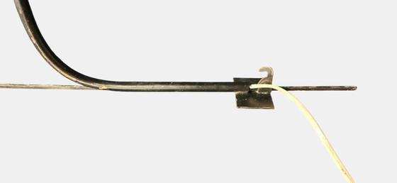 Image 1 of Minimalist metal wall light in the style of Jean Prouvé, circa 1950