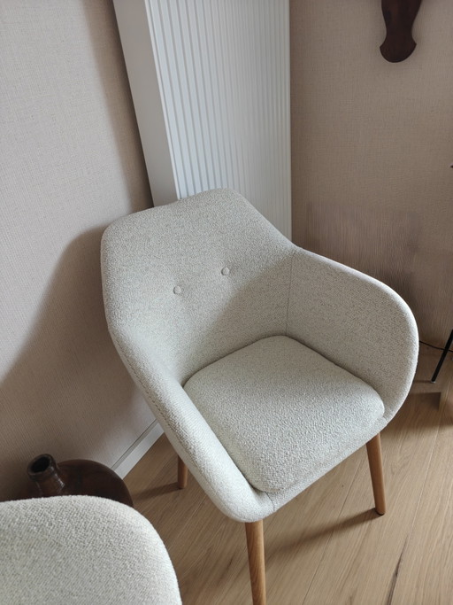 2 eetkamer fauteuils 1 dag uit verpakking,2 teveel gekocht.
