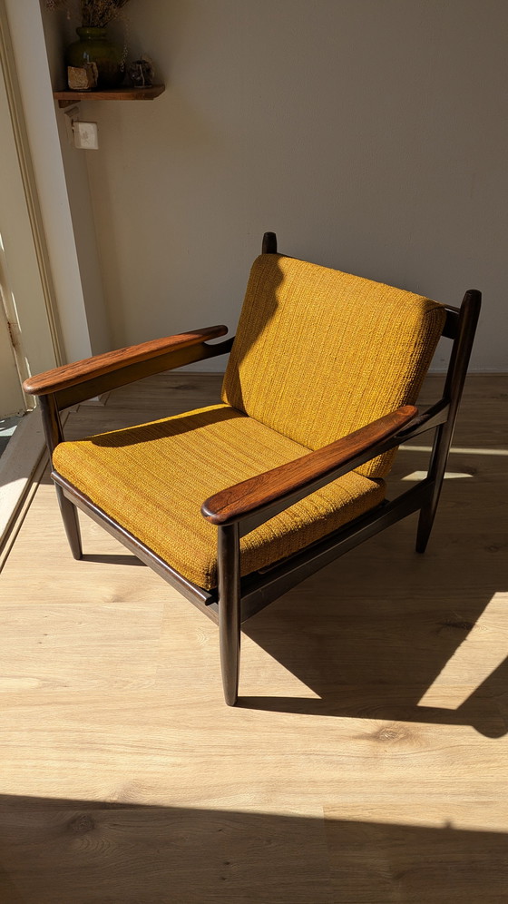 Image 1 of Vintage Rozendaal Teak Fauteuil Scandinavisch Design