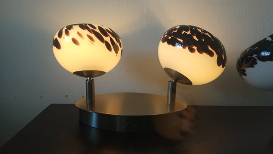 Image 1 of 2 x Massive lampen set metaal retro design