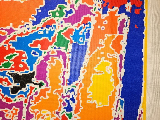 Image 1 of Screen print on canvas Henk van der Vet 8 of 15