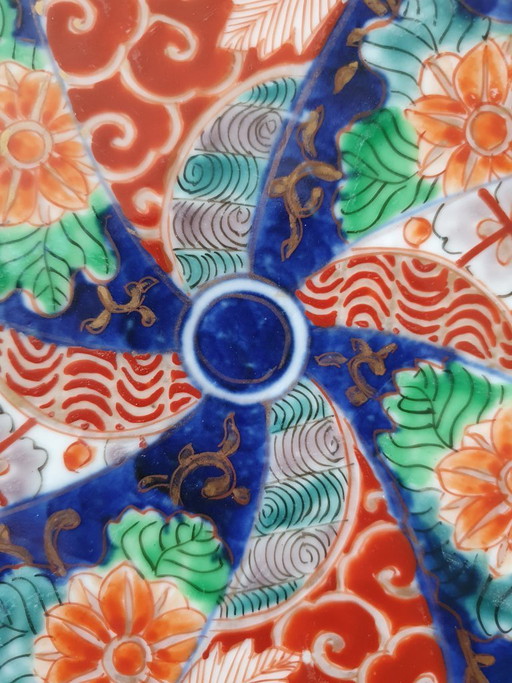 Piatto ottagonale giapponese Imari - Arita - 1870-1890 - 21,5 cm