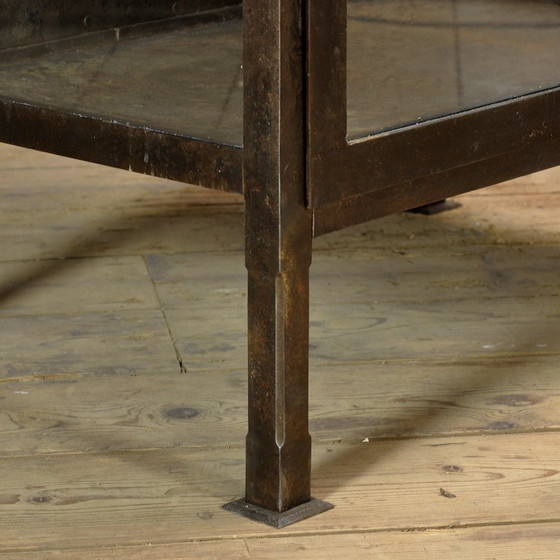 Image 1 of Armadietto medico in ferro lucidato, anni 1910