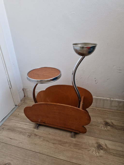 Art Deco side table plant table coffee table smoking table vintage
