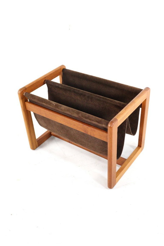 Image 1 of Vidbjerg mobelfabrik magazine rack vintage Danish