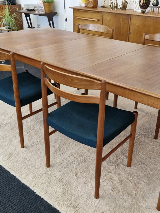 Table de salle à manger vintage extensible Bramin