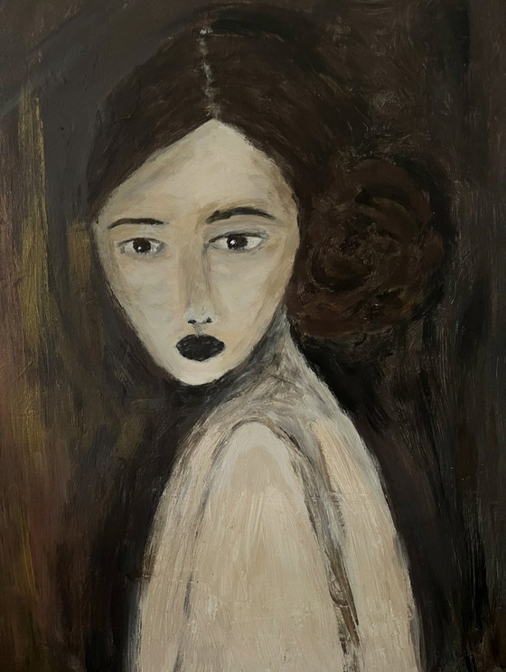 Image 1 of Self-made Portrait of a Woman