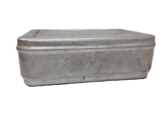 Image 1 of "Brotbüchse" in alluminio d'epoca, scatola per il pane