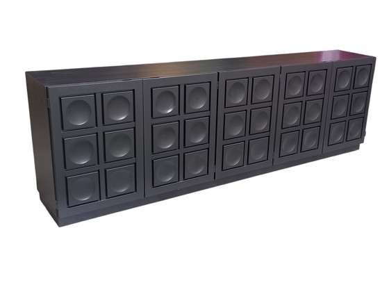 Image 1 of Brutalistisch dressoir van Frans Defour, model "Torino", jaren 70