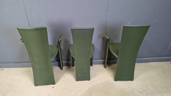 Image 1 of Chaises de salle à manger vintage de Pietro Costantini, années 1980, lot de 6