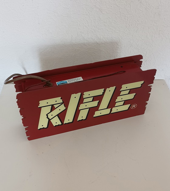 Image 1 of Rifle Vintage Reclame Lichtbak