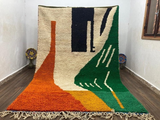 Alfombra bereber hecha a mano de Beni Ouraïne, tamaño 150 x 350 cm. – Alberto Bazzani, Wool (photo 3 of 7)