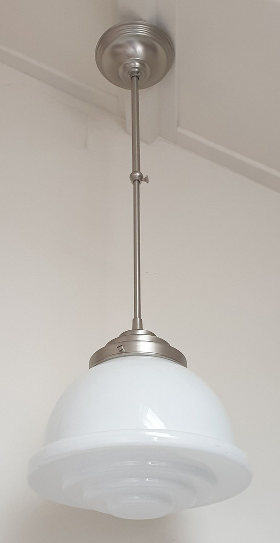 Lámpara colgante Art Déco Rubli/Thabur de los años 30 – Rubli Thabur, Lámparas colgantes, Glass (photo 12 of 32)