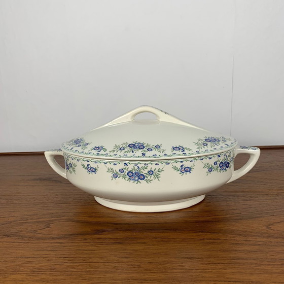 Image 1 of Kleine Suppenterrine / Gemüseschale Sarreguemines U&C, Modell Marguerite