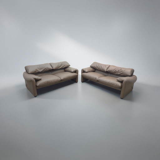 Cassina Maralunga suite sofá de diseño de dos plazas Magistretti