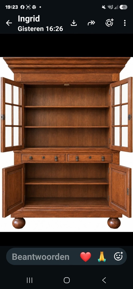 Credenza con vetrina in rovere – Credenze con vetrina, Vetro, Legno (photo 3 of 5)