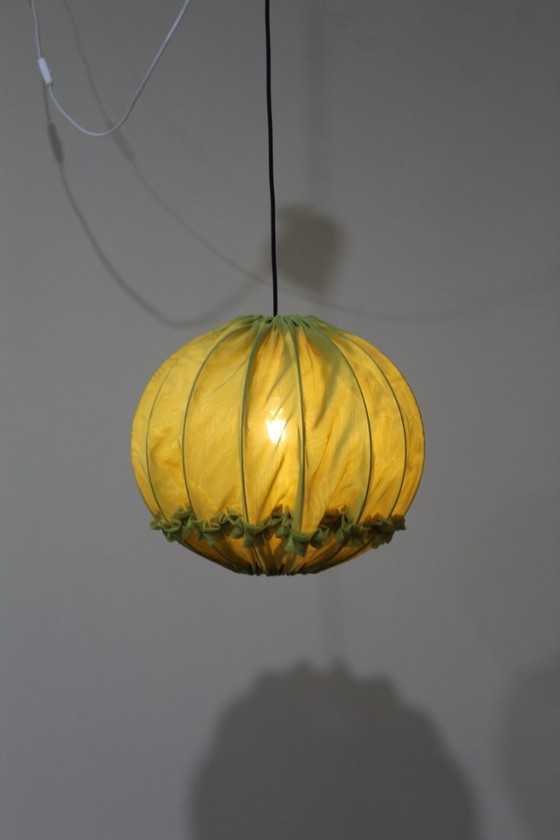 Image 1 of Vintage hanglamp jaren '70 groen