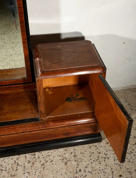 Tocador italiano Art Déco de los años 20 con espejo – Tocadores, Madera, Art Deco (photo 8 of 10)