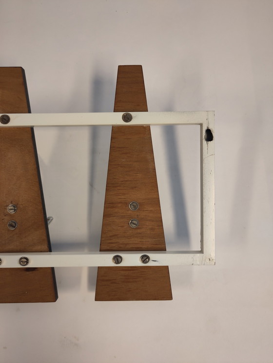 Image 1 of Vintage coat rack wood metal