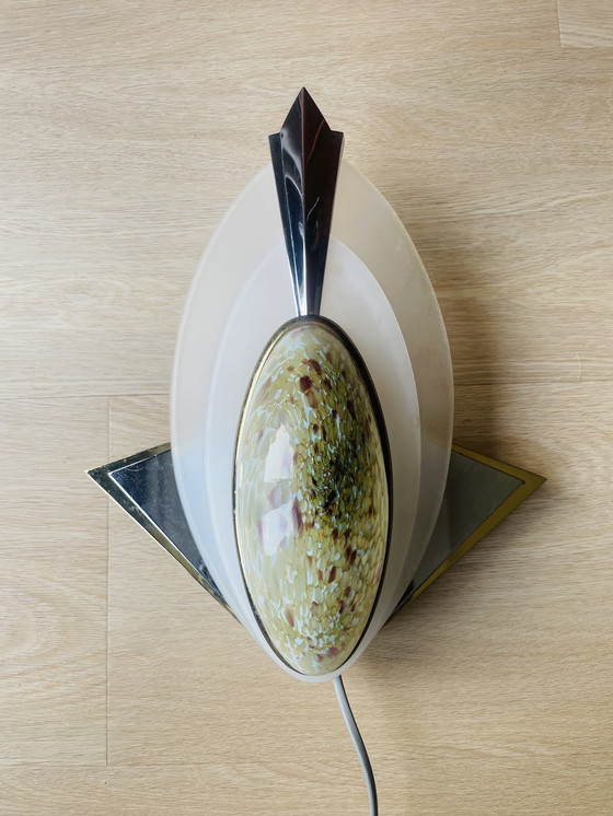 Image 1 of Lampade da parete vintage con influenze Art Déco