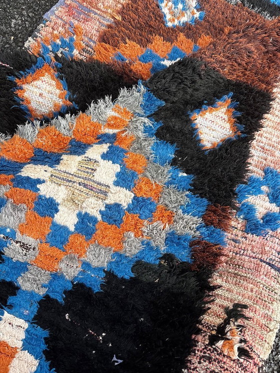 Image 1 of Mid-Century Moroccan Berber Wool Rug 