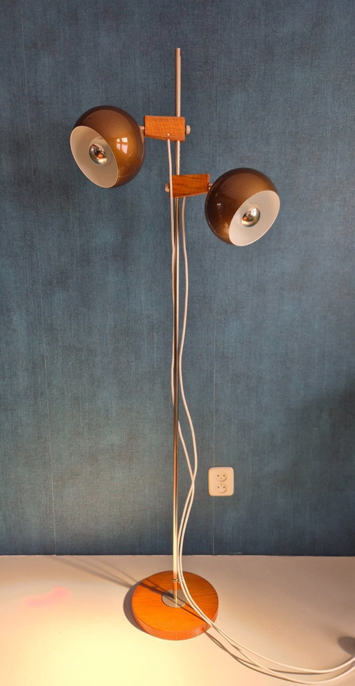 Vintage floor lamp - Temde Leuchten - 1970s