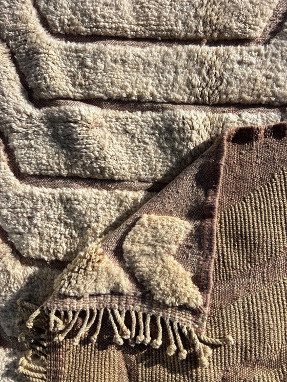 Image 1 of Tappeto berbero moderno marocchino Mrirt in lana 210x300 cm