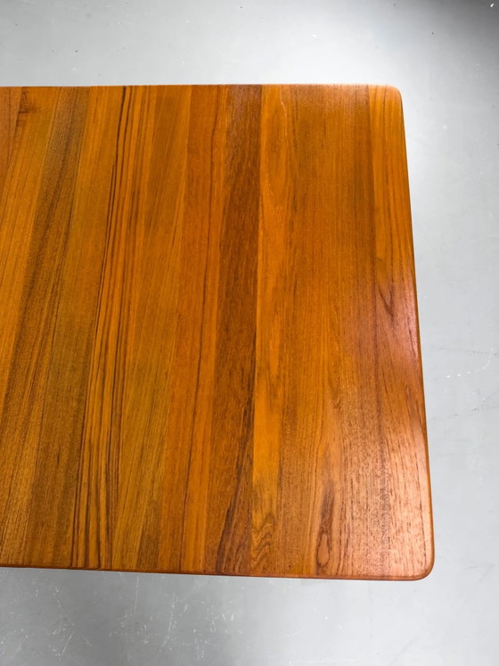 Uitschuifbare Teak Eettafel van Glostrup, jaren 70, Mid Century Modern (foto 3 van 20)
