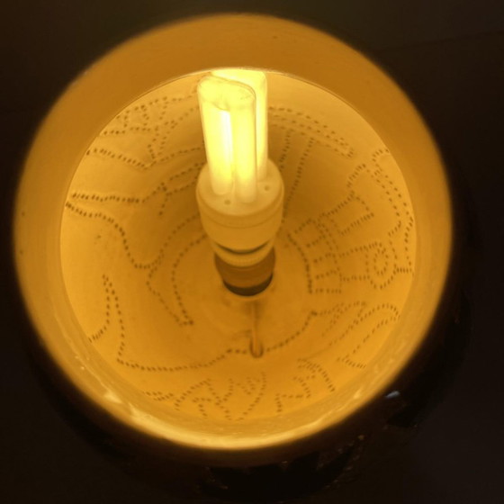 Lampada in ceramica per tealight di Grandjean Jourdan per Vallauris, 1960 – Portacandele (photo 8 of 15)