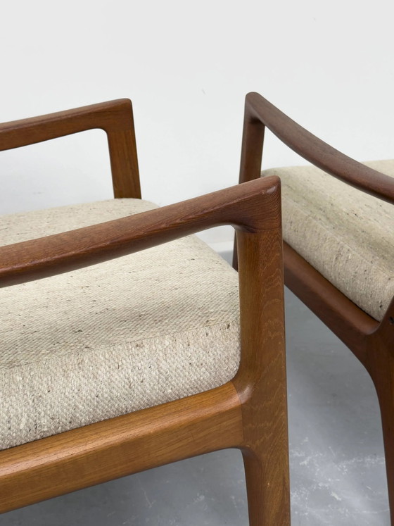 Senator Fauteuils in Teak en Wol van Ole Wanscher voor Cado, Set van 2 – Wool, Mid Century Modern (photo 11 of 25)