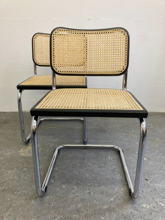 Image 1 of 2 x vintage Cesca chairs Breuer
