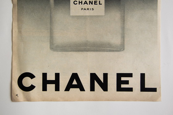 Image 1 of Manifesto pubblicitario originale Chanel n. 5 vintage del 1960 / Incorniciato / 35x25,5 cm / 13,8x10 pollici / Buone condizioni 