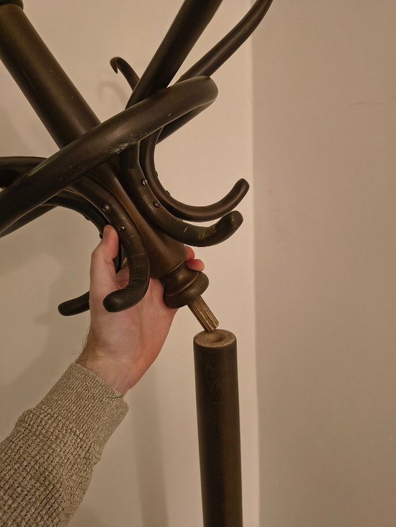 Image 1 of Vintage wooden coat rack